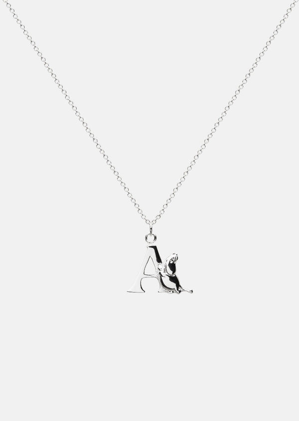 Moomin Alphabet - Silver Plated - A