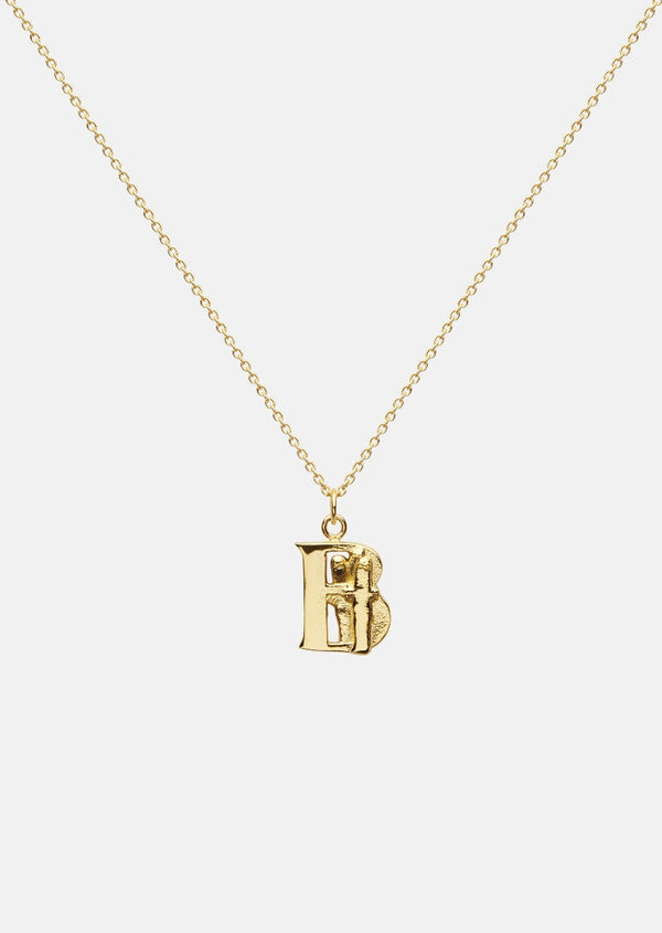 Moomin Alphabet - Gold Plated - B