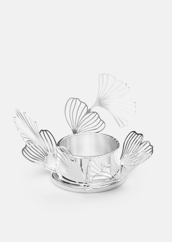 FLWR Candle Holder - Silver Plated