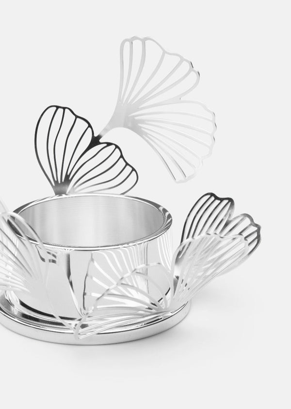 FLWR Candle Holder - Silver Plated