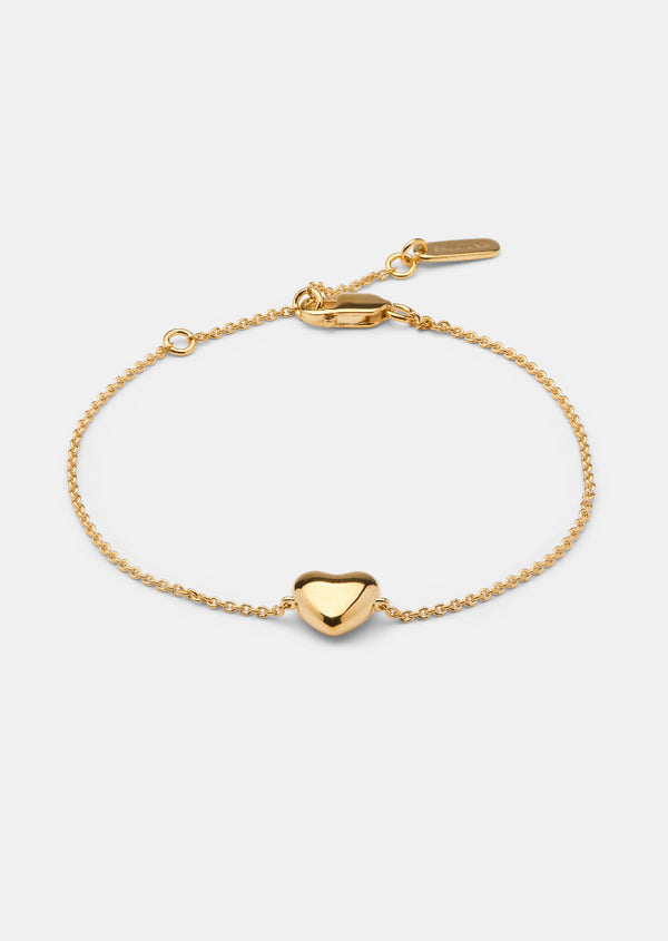 Heart Bracelet – Gold Vermeil