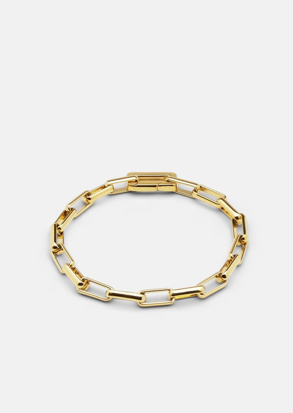 Traverse Chain Bracelet – Gold Plated