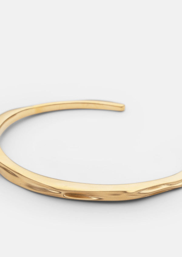 Opaque Objects Cuff - Matte Gold Plated