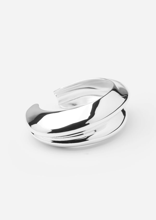 Écume de Mer Petit Bangle - Silver Plated