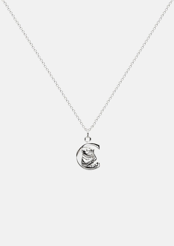 Moomin Alphabet - Silver Plated - C