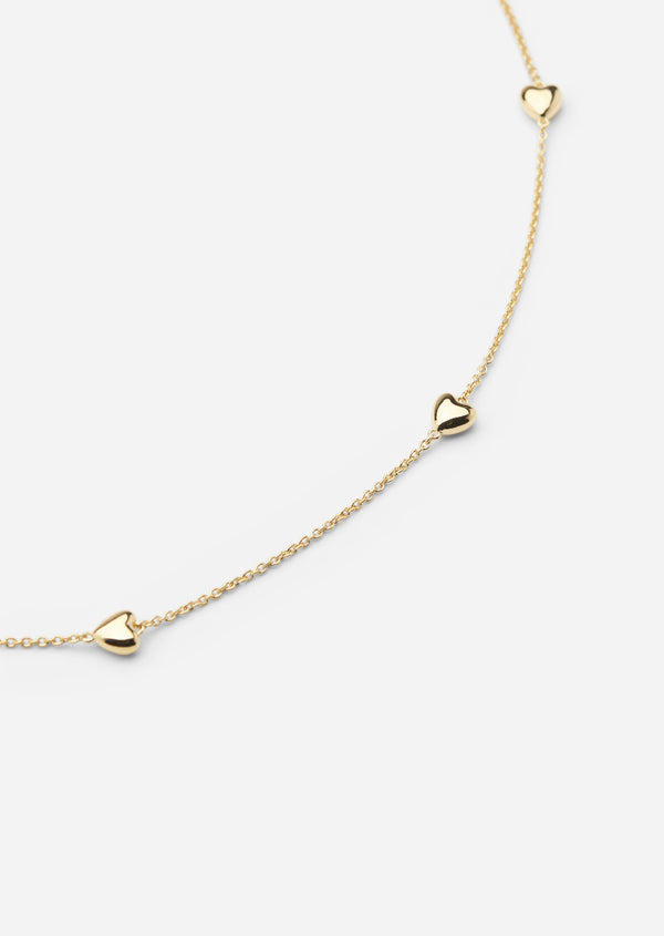 Heart Petit Necklace – Gold Vermeil