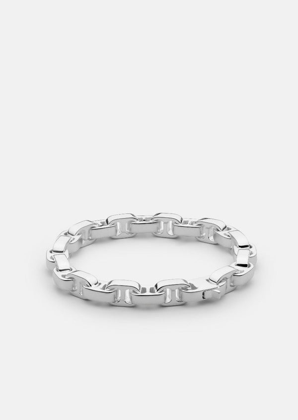 Velo Chaîne Bracelet - Silver Plated