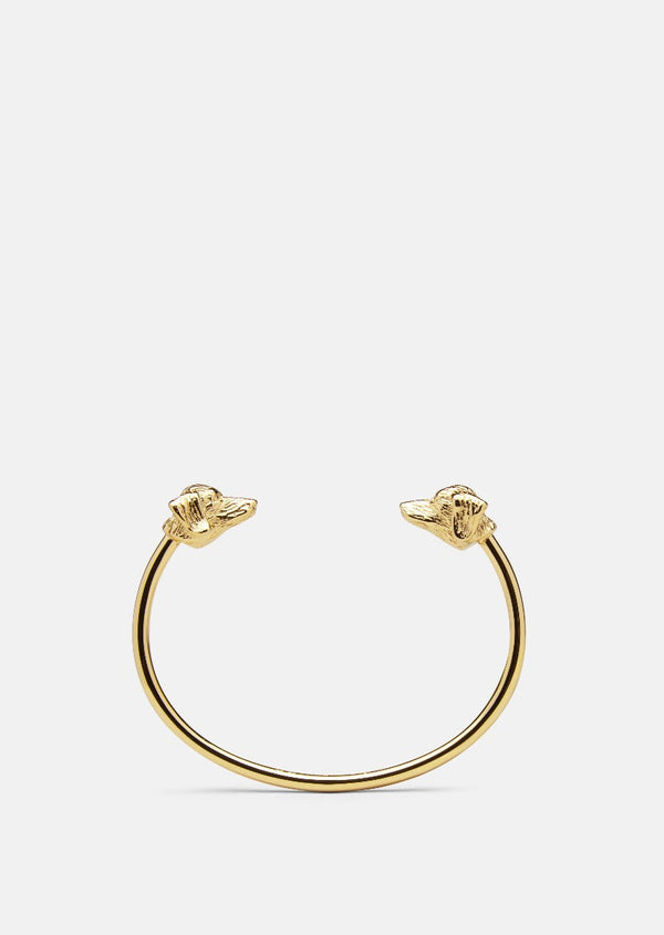 Dachshund Cuff - Gold Plated