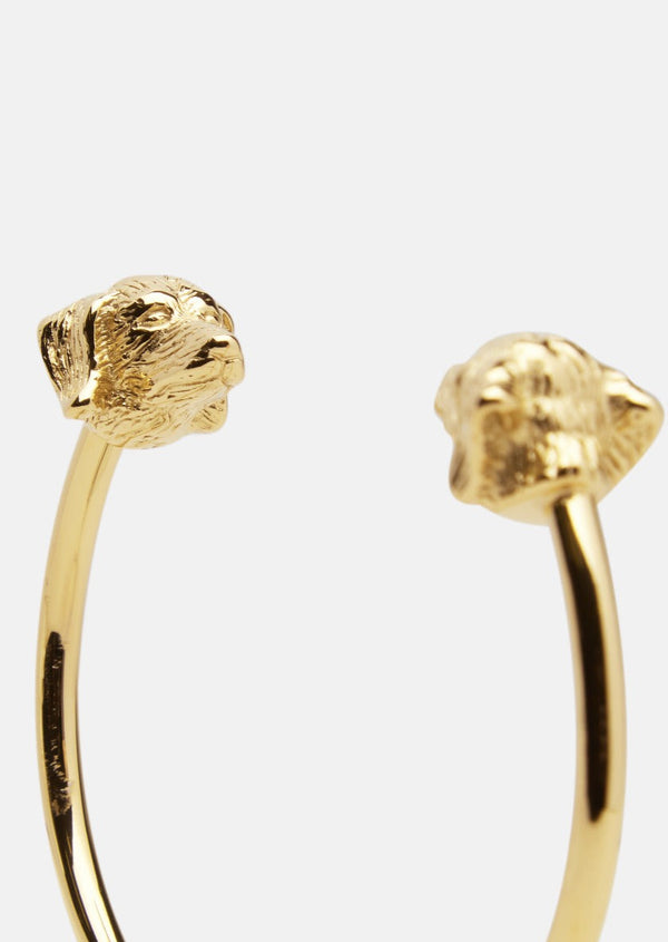 Dachshund Cuff - Gold Plated