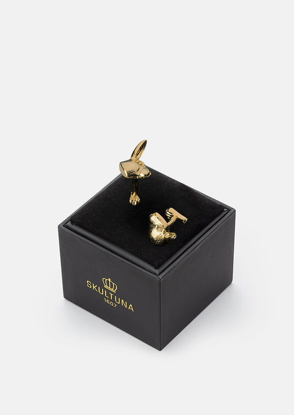 Hare Cufflinks - Gold Plated