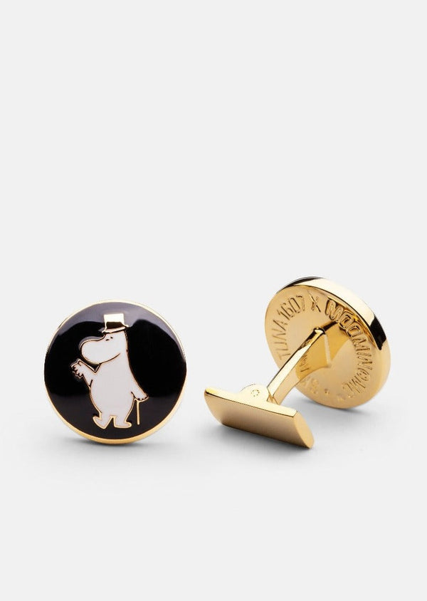 Moomin x Skultuna – Muminpappan Manschettknappar - Svart