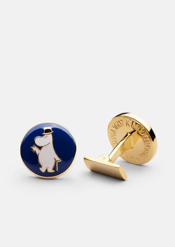 Moomin x Skultuna – Muminpappan Manschettknappar - Blå
