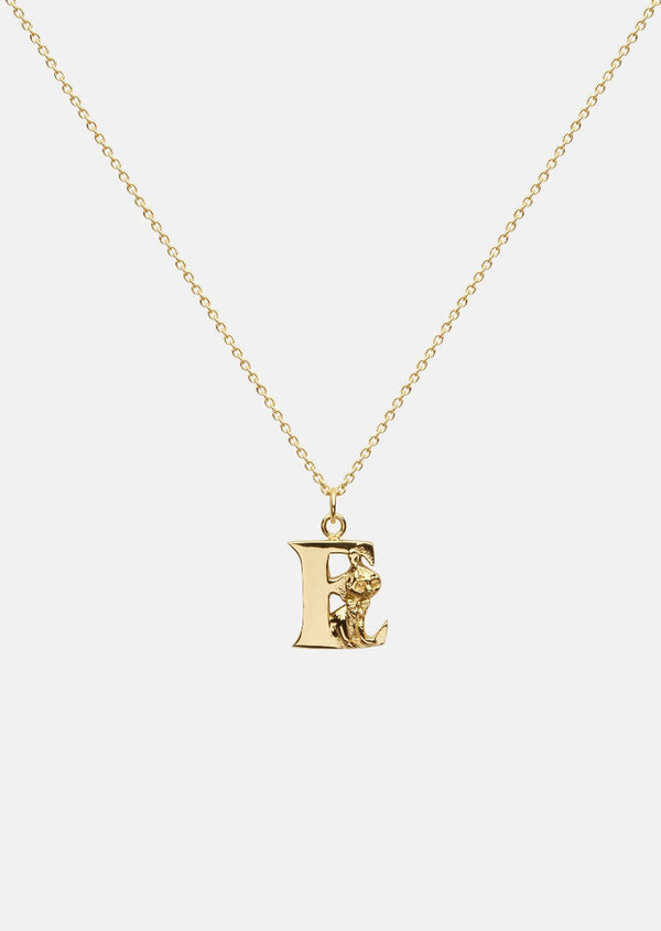Moomin Alphabet - Gold Plated - E