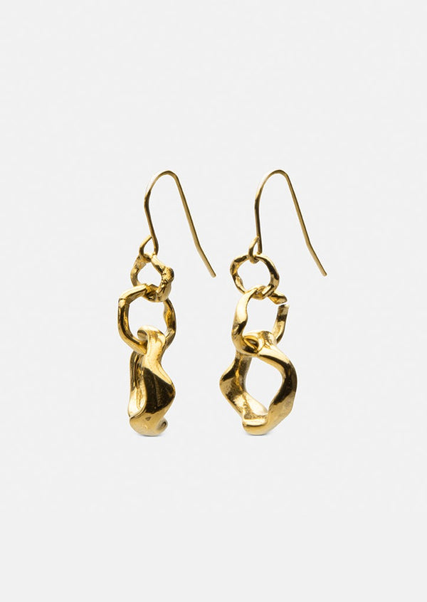 Chunky Petit Earrings - Gold Plated