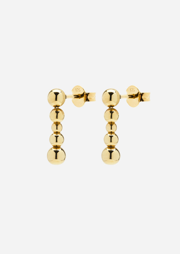 Météorite Continuum Earrings - Gold Vermeil