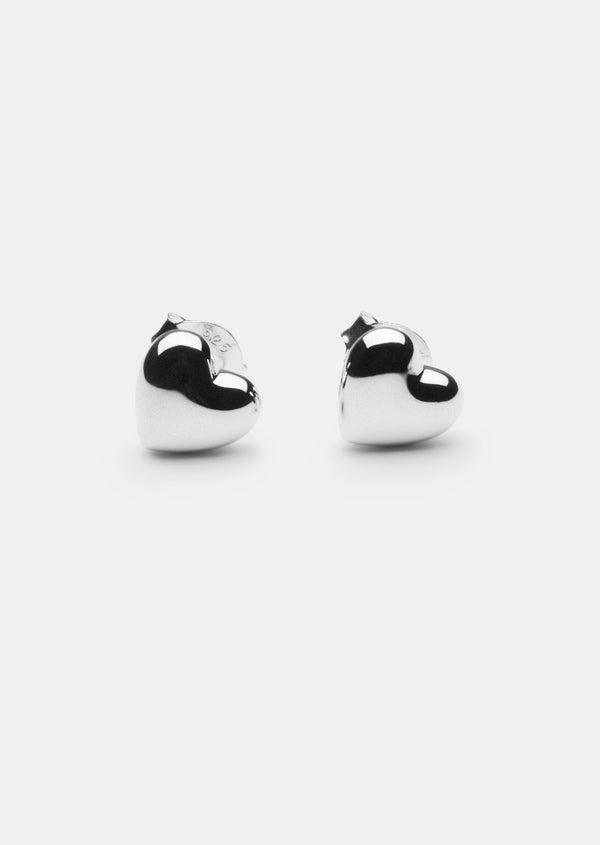 Heart Earrings – Sterling Silver