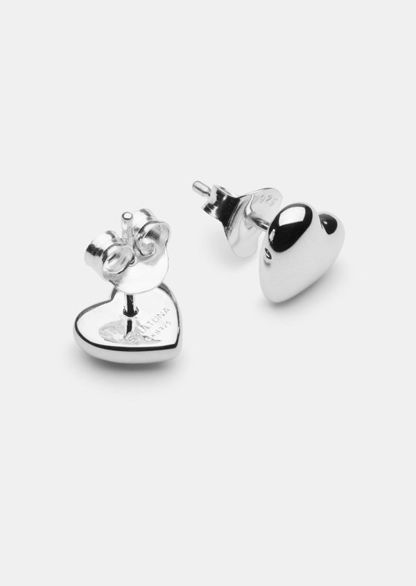 Heart Earrings – Sterling Silver