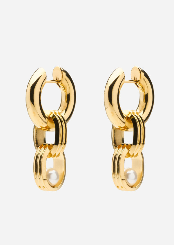 Hoop Earrings - Déco - Gold Plated