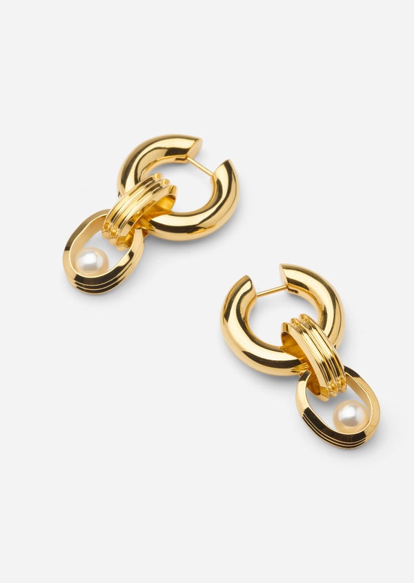 Hoop Earrings - Déco - Gold Plated