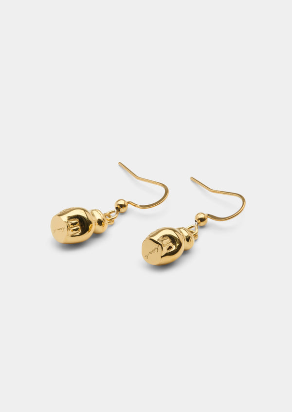 Lisa Larson x Skultuna - Katt Earrings - Gold Plated