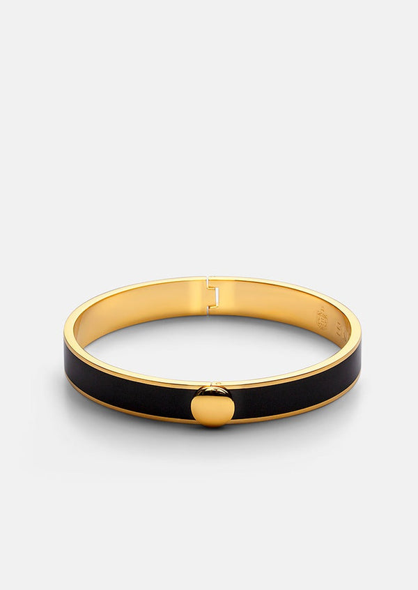 Enamel Bangle - Black