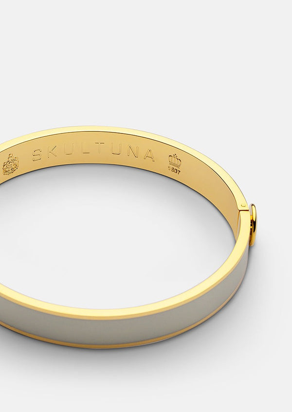 Enamel Bangle - White