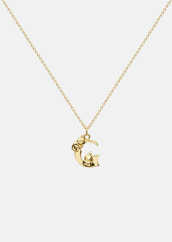 Moomin Alphabet - Gold Plated - G