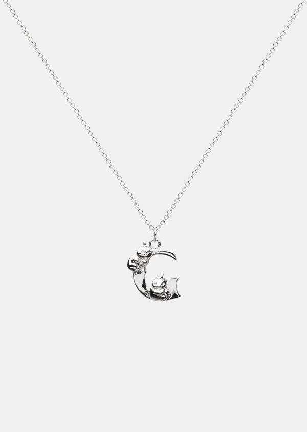 Moomin Alphabet - Silver Plated - G