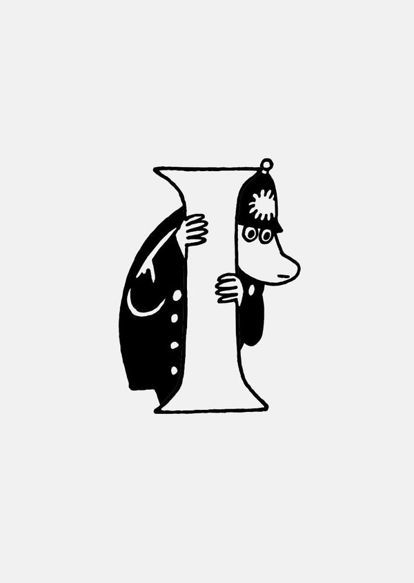 Moomin Alphabet - Gold Plated - I