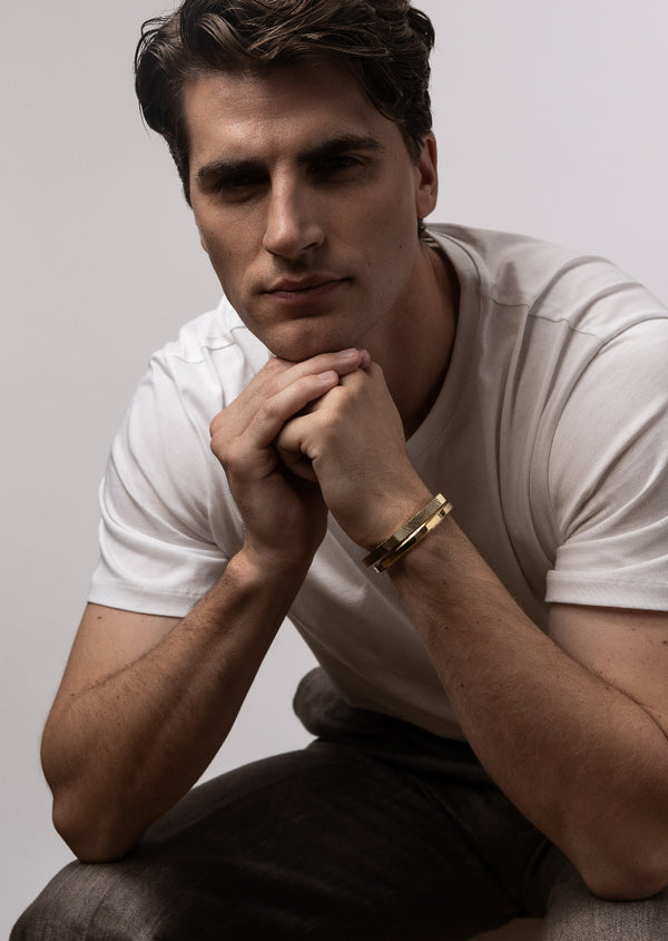 Skultuna Icon Cuff - Gold Plated