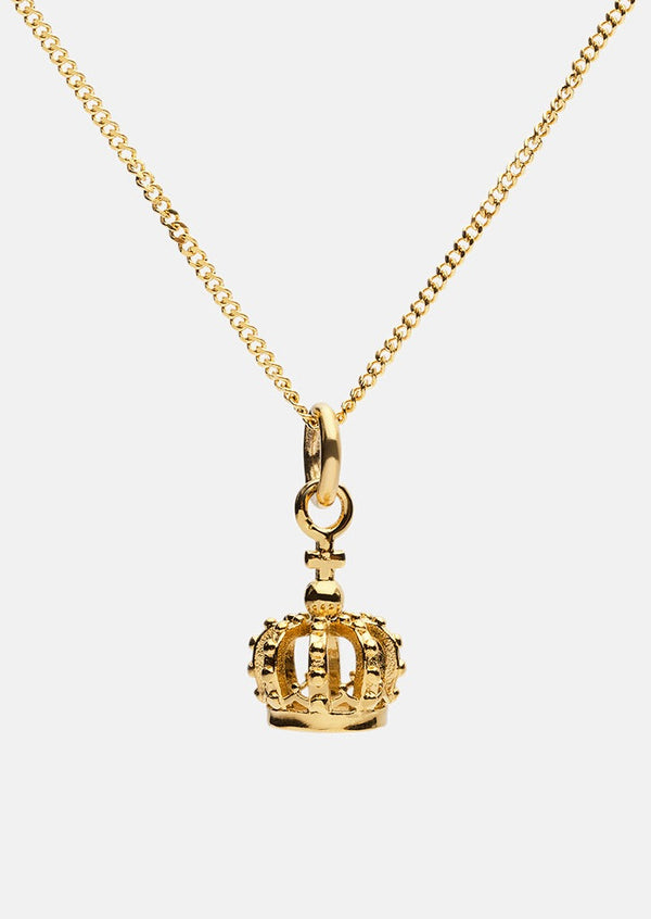Crown Necklace - Gold Plated
