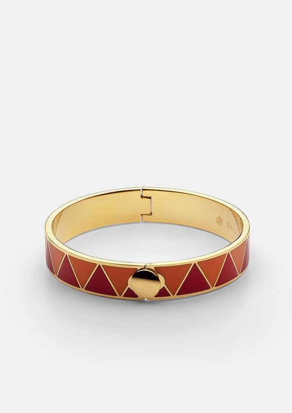 GTG Enamel Bracelet - Red & Yellow