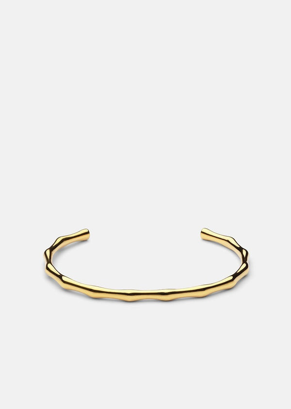 Bambou Bangle - Gold Plated