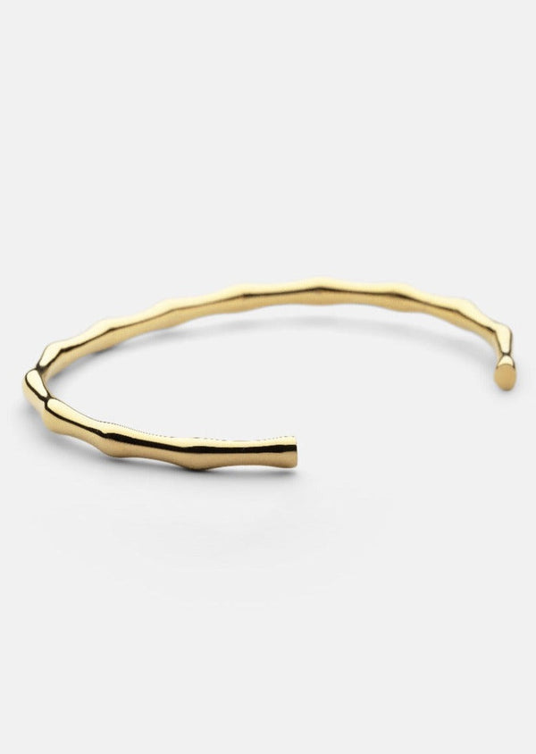 Bambou Bangle - Gold Plated