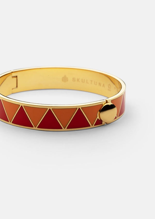 GTG Enamel Bracelet - Red & Yellow