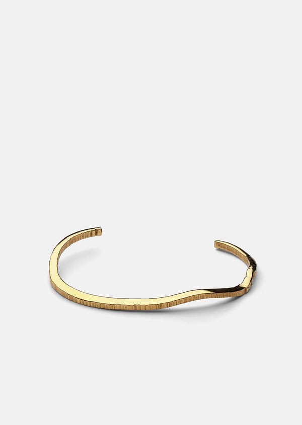Chêne Raw Cuff - Gold Plated