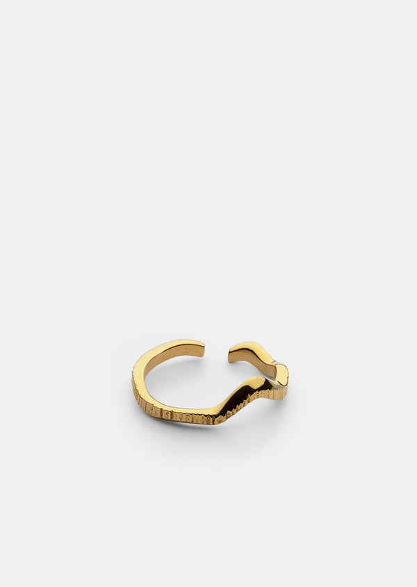 Chêne Raw Ring - Gold Plated