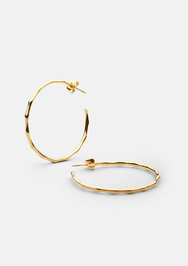 Bambou Earrings - Gold Plated