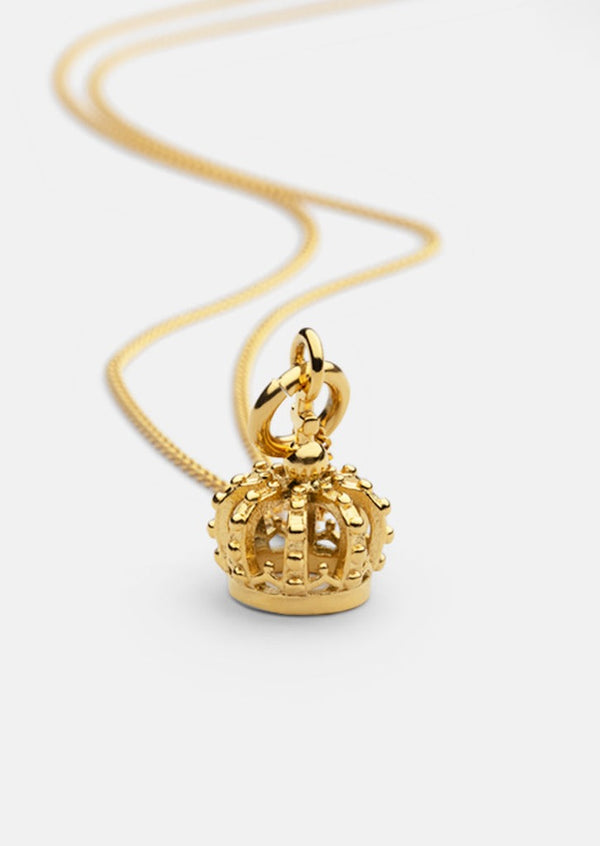 Crown Necklace - Gold Plated