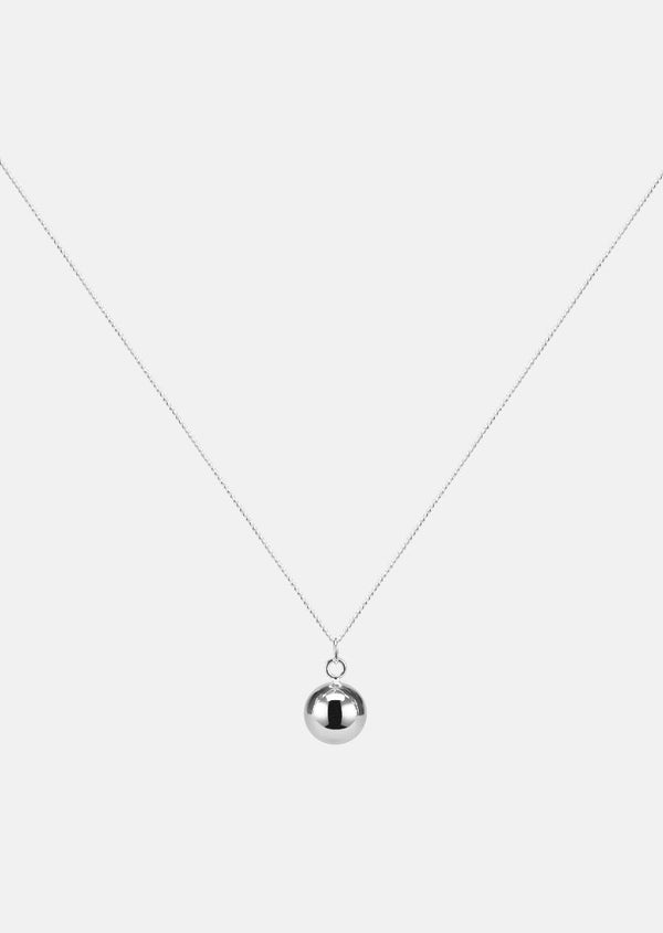Ball Necklace - Silver Plated