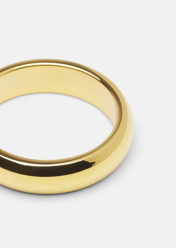 Ellipse ring – Gold Plated