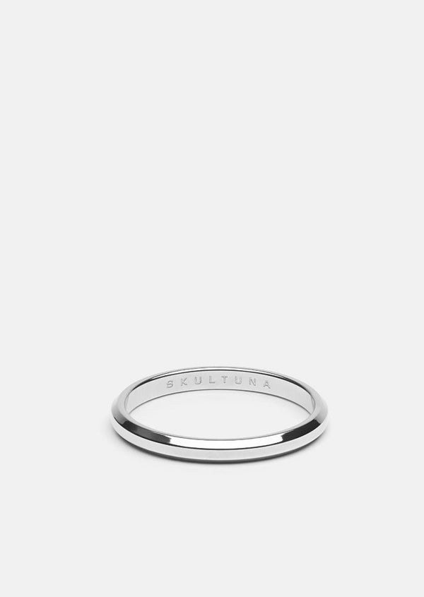 Skultuna Icon Ring Thin - Silver Plated