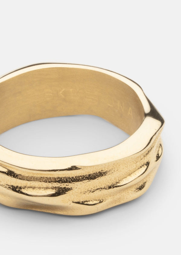 Ring Thick - Opaque Objects - Gold Plated