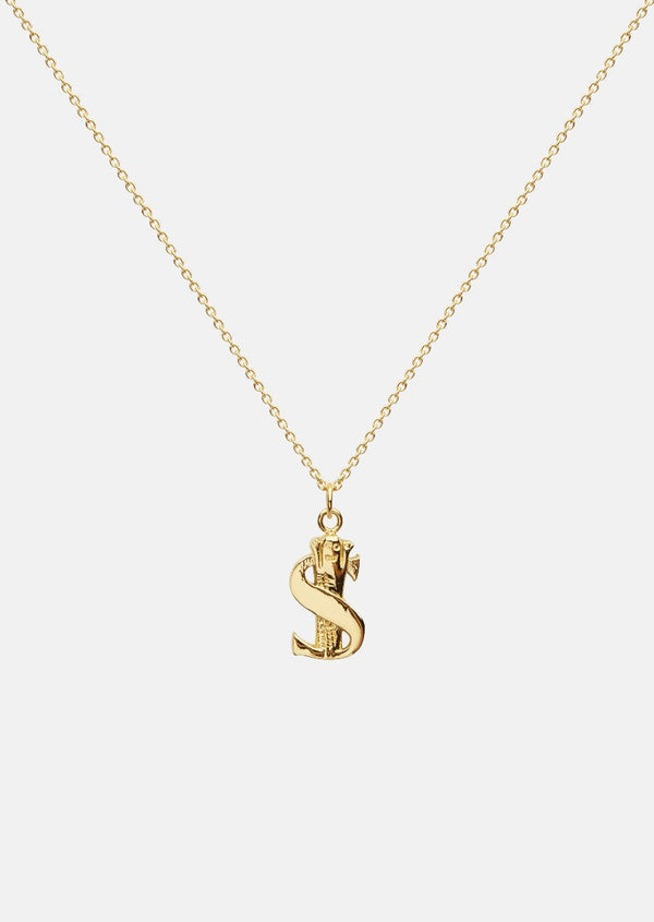 Moomin Alphabet - Gold Plated - S