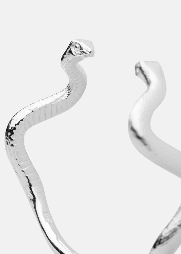 Snake Cuff - Sterling Silver