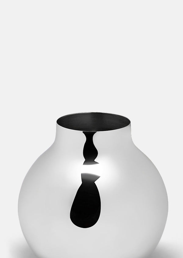 Boule Vas - Försilvrad - Stor