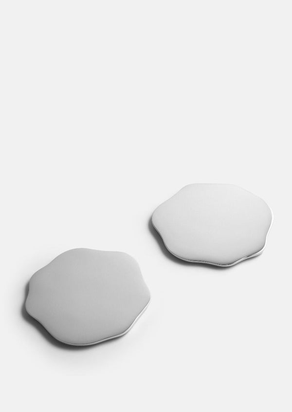 Veermakers Bluebell Coaster - Silver Plated - Set of 2
