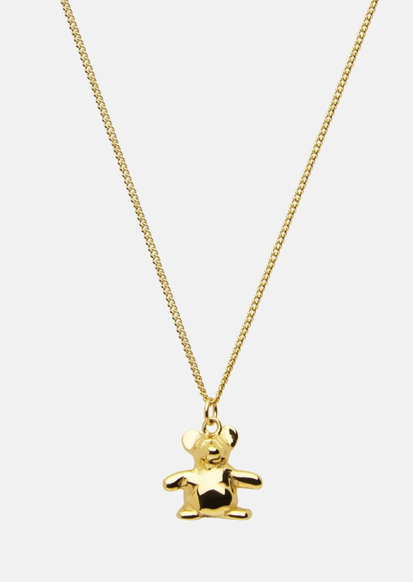 Teddy Bear Necklace design Thomas Sandell – Gold Plated