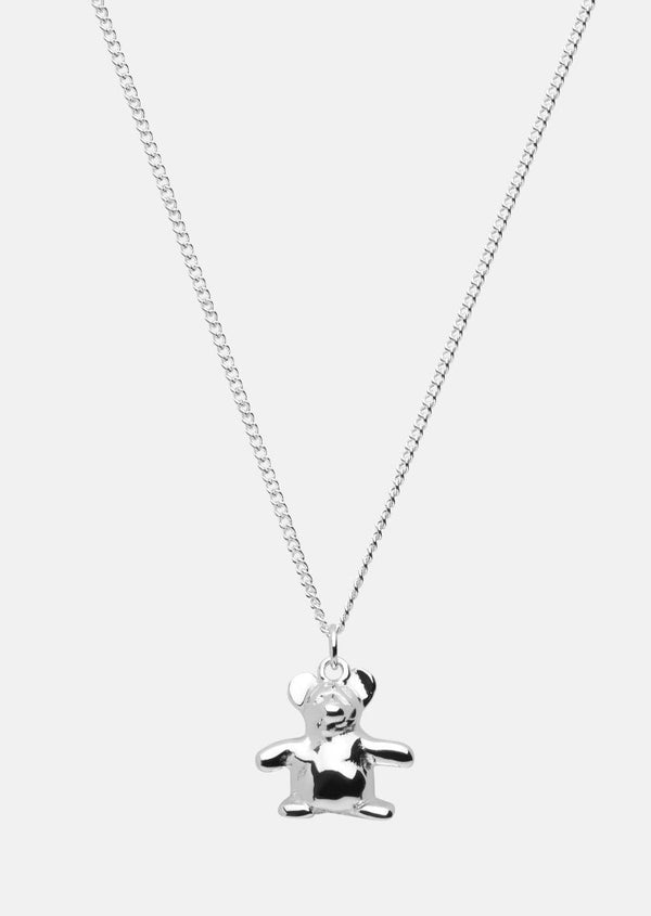Teddy Bear Necklace design Thomas Sandell – Silver Plated