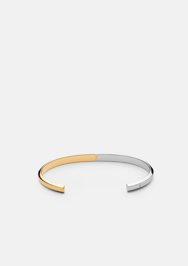 Skultuna Icon Cuff Thin - Two Tone 50/50